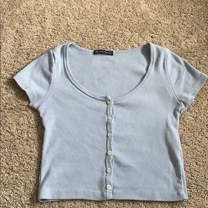 brandy melville cropped shirt